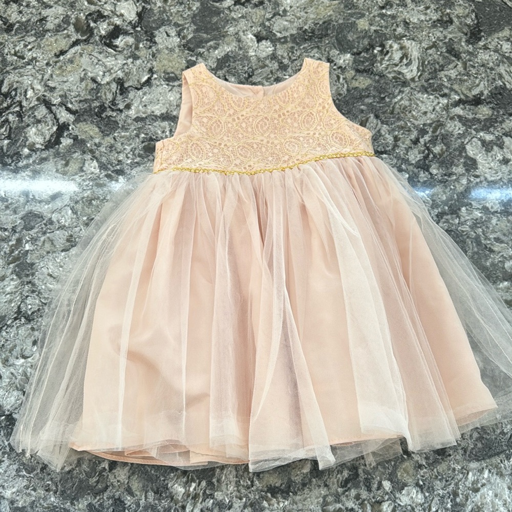 Cat and Jack dress size 2T tank with tulle